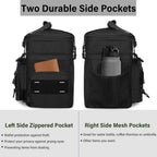 Expandable Tactical Lunch Box, Large Insulated Lunch Cooler Bag Heavy Duty Leakproof Lunch Pail For Men Adults Work Office Outdoor Picnic Trips,16L,Black