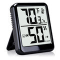 Room Thermometer Indoor Hygrometer Humidity Meter Gauge Digital Temperature And Humidity Sensor Monitor For Home Office House Pets Plants - Aaa Battery Included