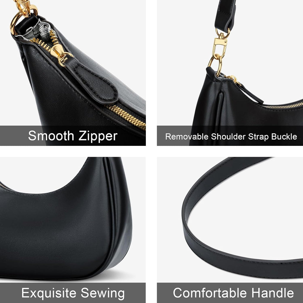 Kkxiu Shoulder Bag For Women Small Purse Cute Clutch Hobo Handbag Trendy Crescent Bag