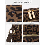 Mexs Everywhere Crossbody Bag 2L Metal Hardware, Casual Crossbody Bags For Women Travel Purse Shoulder Handbags Wallet
