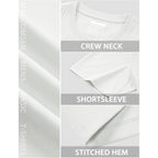 Magcomsen Mens T-Shirts Short Sleeve Upf 80+ Sun Protection Lightweight Moisture Wicking Casual Crew Neck Basic Tees