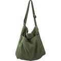 Canvas Hobo Crossbody Shoulder Tote Bag For Women And Men W/Multi-Pocket Casual Purse Messenger Bags Travel Work