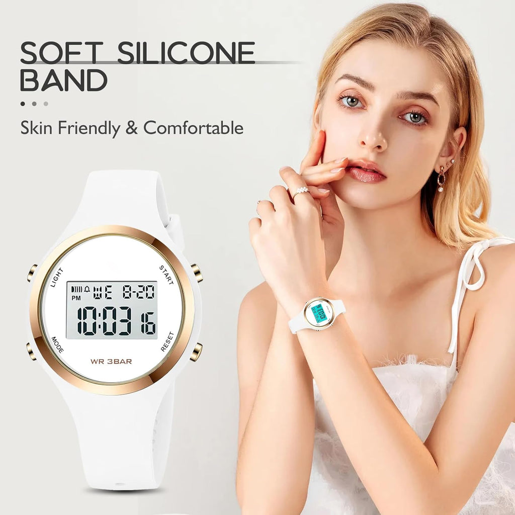 XCZAP Outdoor Sport Watches Alarm Clock Waterproof LED Digital Watch