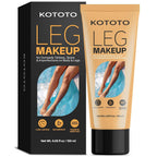 Kototo Tattoo Cover Up Makeup Waterproof (4.05 Fl Oz, Medium Brown), Long Lasting Leg & Body Foundation, Leg Makeup Waterproof No Transfer, Body Coverage Perfector For Scar & Skin Imperfections