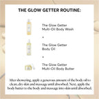 Naturium The Glow Getter Body Oil, Multi-Oil For Intense Nourishment, Hydrating & Moisturizing Formula, Vegan & Cruelty-Free, 3.4 Oz