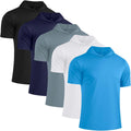Hovsiyla Mens Athletic Dry Fit Hoodie Shirts Workout Casual Sun Protection Hiking Sweatershirt Short Sleeve Sports Gym Tops