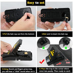 Hdama Mouse Trap, Mouse Traps That Work Small Mice Trap Outdoor Indoor Best Snap Traps For Mouse/Mice Safe And Reusable 6 Pack Quick Kill Mice Traps | Small Snap Design For Mice And Rats. Safe, Reusable For Home Use. Effective And Clean Trap.