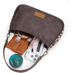 Wrangler Western Shoulder Bag for Women Small Purse Aztec Hobo Bag HandBag with Detachable Strap