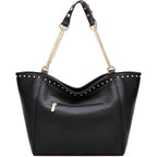 Montana West Large Tote Bag For Women Oversized Shoulder Purses With Chain Handbags