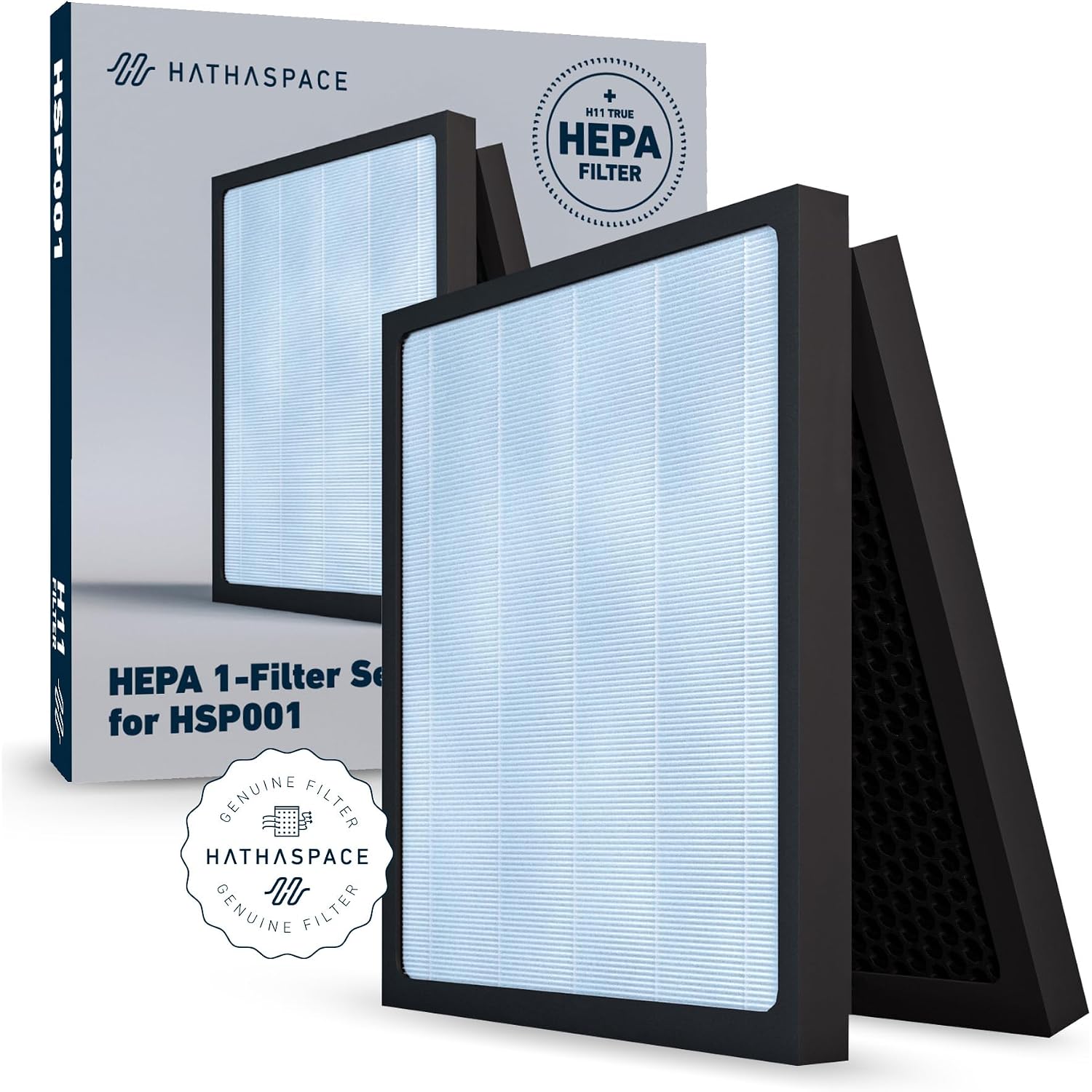 Hsp001 H11 Hepa Filter Replacement | 4-Stage Hepa Filter With Activated Carbon, Pre-Filter & Cold Catalyst - Captures 99.97% Of Dust, Smoke & Odors