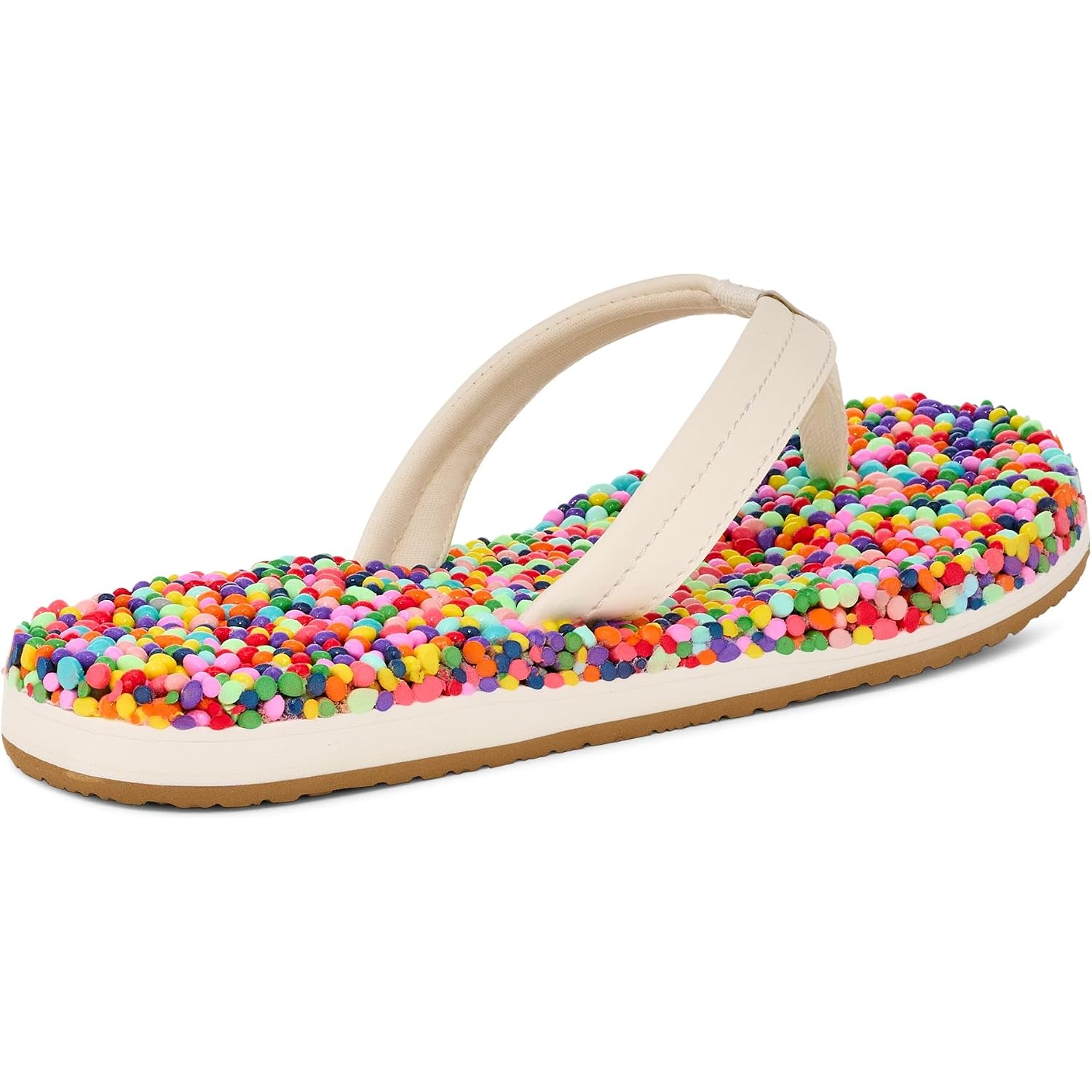 Sanuk Womens Bubblecush | Flip Flops For Women | Yoga Sandals For Women | Women'S Beach Sandals | Comfort Footbed