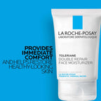 Toleriane Double Repair Face Moisturizer, Daily Moisturizer Face Cream With Ceramide And Niacinamide For All Skin Types