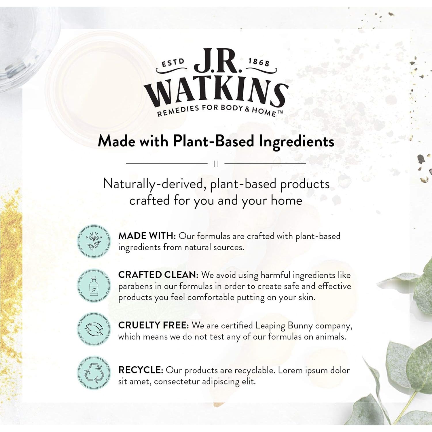 J.R. Watkins Natural Hydrating Body Oil Mist, Lemon Cream, Moisturizing Body Oil Spray For Glowing Skin, Usa Made And Cruelty Free, 6 Fl Oz, Single