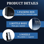 Eau De Toilette Pheromone Cologne For Men, Citrus Fresh And Lasting Spray Perfume Lemon Pepper Base Note Cedar Suitable For Special Occasions And Everyday Elegant Mens Cologne1.7 Ounce Portable