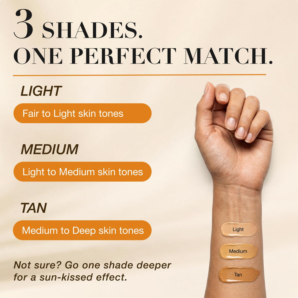 Body Coverage Perfector – Tattoo Cover Up Makeup Waterproof, Body Foundation & Leg Makeup, Transfer-Resistant Body Concealer for Legs, Scars & Uneven Skin Tone, 3.38 fl oz, Medium
