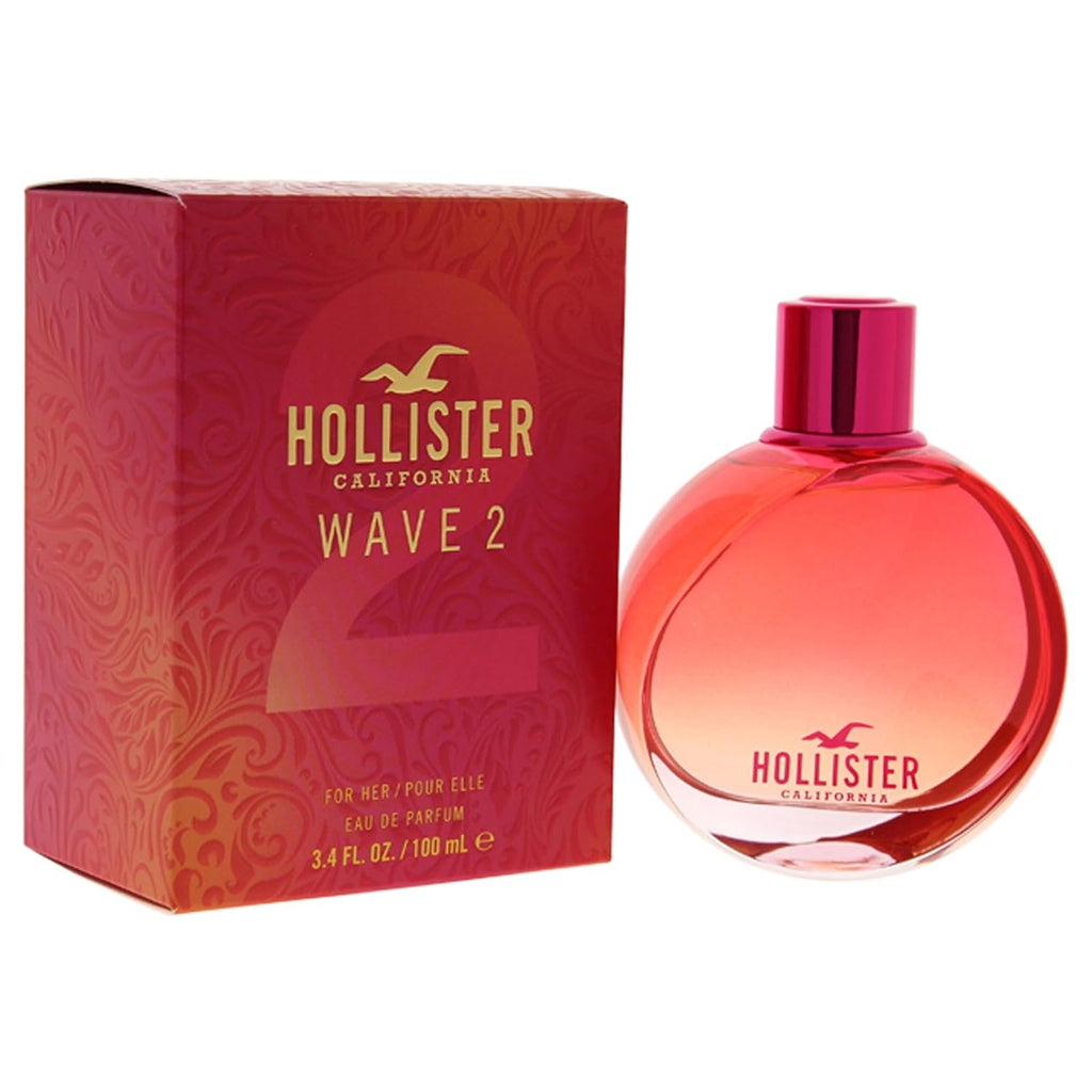 Hollister Wave 2, Eau De Parfum Spray, Women, 3.4 Ounce