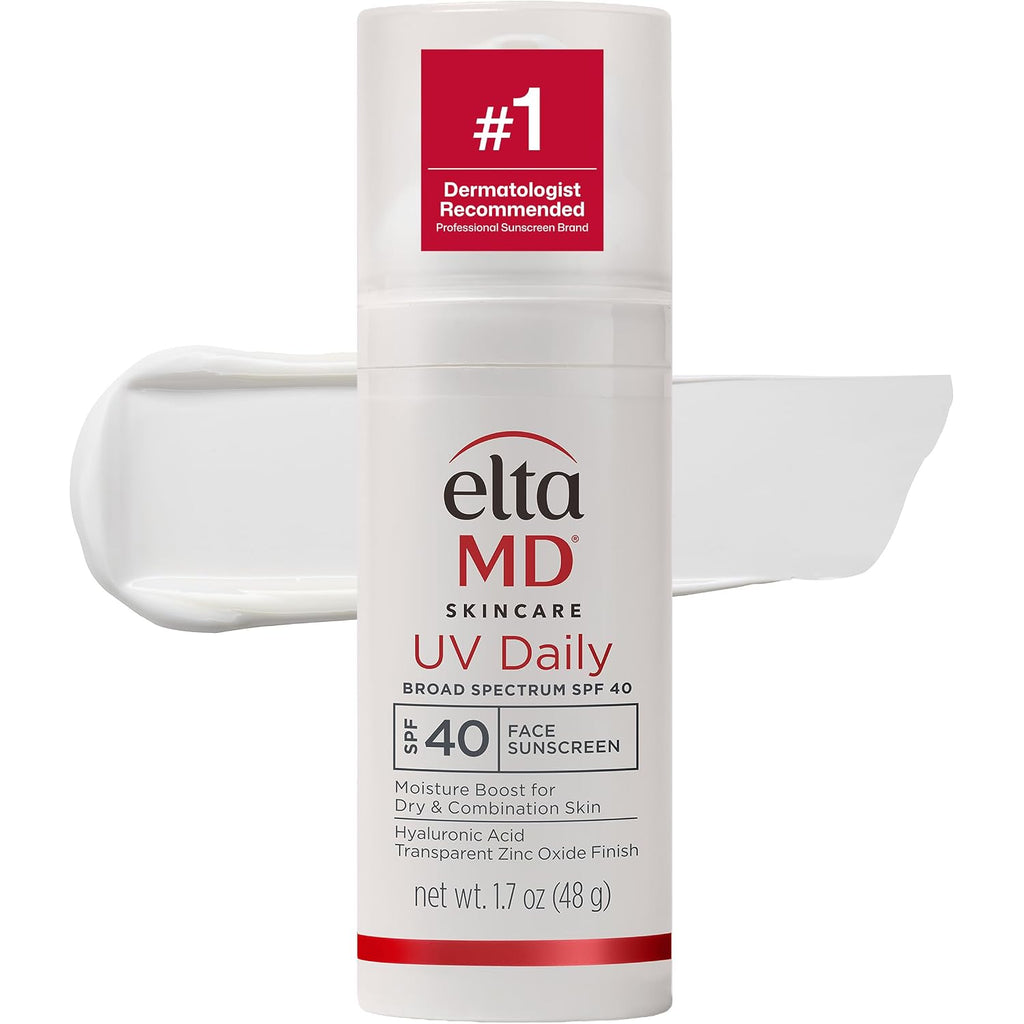Uv Daily Spf 40 Face Sunscreen Moisturizer With Zinc Oxide, Daily Face Moisturizer With Spf, Sunscreen