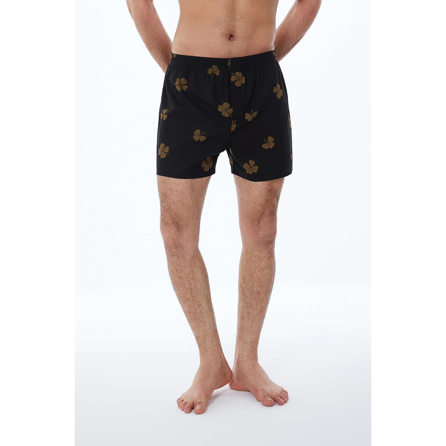 Men'S Boxers Underwear 100% Cotton Printed Woven Boxers For Men Pack Boxer Shorts