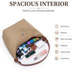 Mini Nylon Handbag For Women Crossbody, Small Shoulder Bag With 2 Straps, Convertible Dumpling Purse, Crescent Underarm Bag
