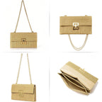 Straw Clutch Purse for Women Designer Evening Handbag Summer Beach Shoulder Crossbody Bag | Straw, Purse, Designer, Evening, Summer, Beach