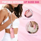 iMethod pH Plumping Lip Gloss - Color Changing Lip Oil with 24H Hydration, High-Shine Long Lasting Lip Tint, Lightweight Non-Sticky, with Lip Gloss Keychain Holder, 055 pH Rose