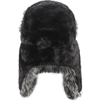 PURFUN Fuzzy Faux Fur Ushanka Russian Hat for Men Women, Winter Plush Full Hood Earflap Cap Cycling Ski Hunting Trapper Hat