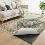 Songrey Non Slip Rug Pad Gripper 8 x 10 Ft, Thick Felt Fabric with Anti Skid Backing, Carpet Pad for Hardwood Floors, Keep Area Rugs in Place and Safe