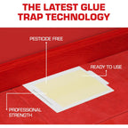 Tomcat Glue Boards With Eugenol For Enhanced Stickiness, 4 Boards | Sticky Traps For Mice, Cockroaches & Insects, Flat Or Covered Use, Ready-To-Use