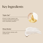 Aveeno Skin Relief Intense Moisture Repair Body Cream With Triple Oat & Shea Butter Formula, Moisturizing Cream Heals & Restores Very Dry Skin With Long-Lasting Moisture, Fragrance-Free, 11 Oz