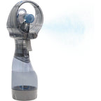 O2Cool Deluxe Handheld Misting Fan Battery Powered Grey | Yes
