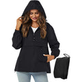 Womens Rain Jacket With Hood,Pullover,Packable,Lightweight,Windbreaker,Waterproof,Breathable.