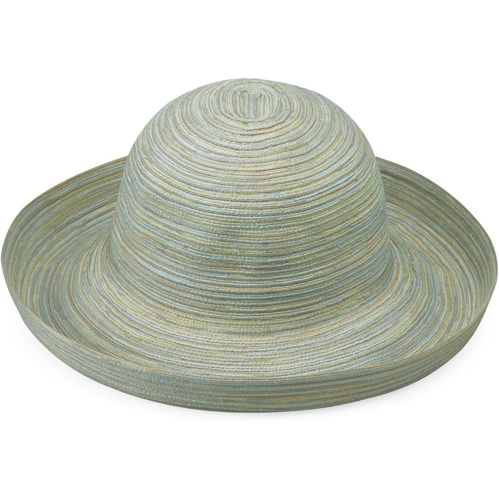 Wallaroo Hat Company Women's Sydney Sun Hat - UPF 30+ Sun Protection, Packable, Adjustable - Beach, Travel, Wide Brim Seafoam