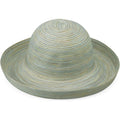 Wallaroo Hat Company Women's Sydney Sun Hat - UPF 30+ Sun Protection, Packable, Adjustable - Beach, Travel, Wide Brim Seafoam