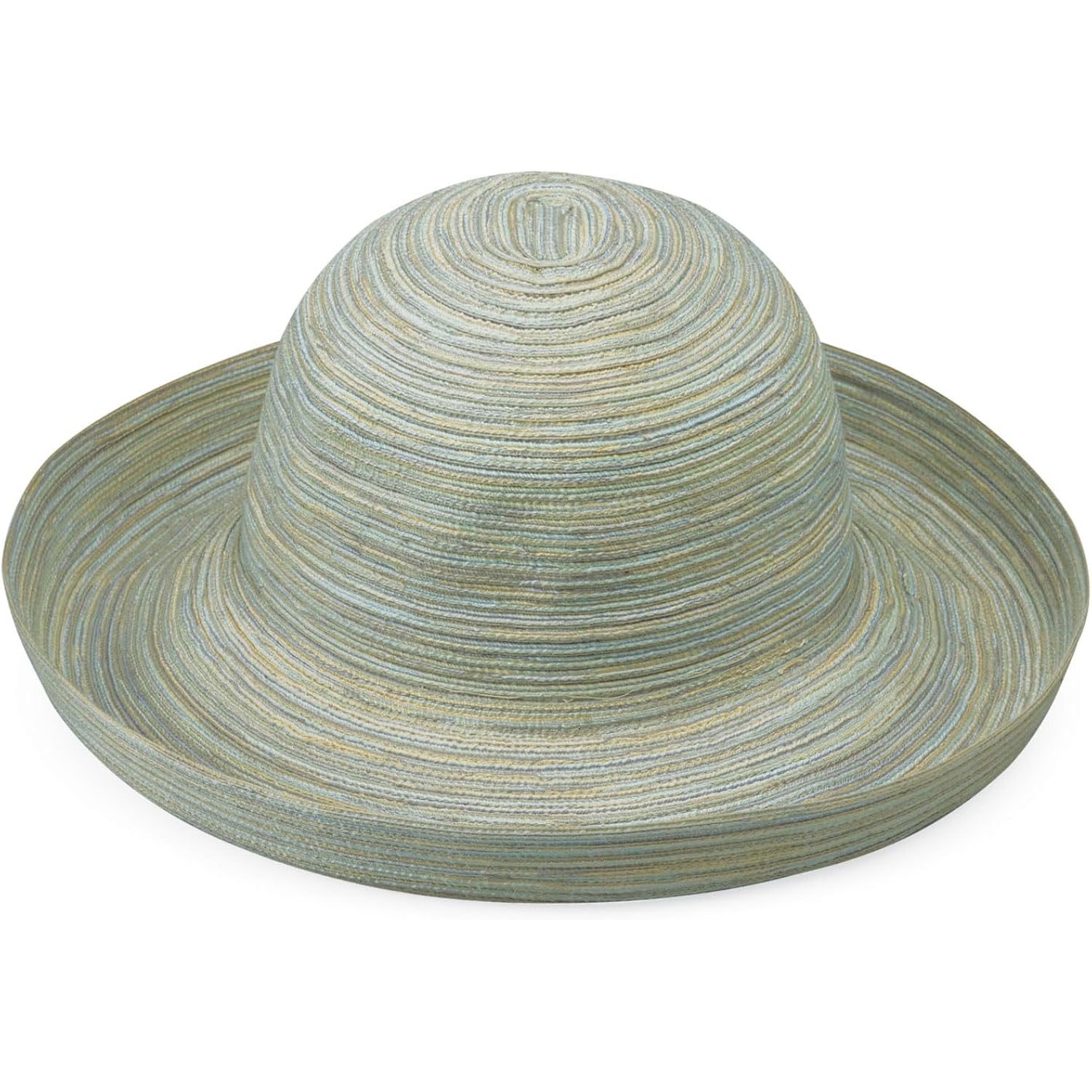 Wallaroo Hat Company Women's Sydney Sun Hat - UPF 30+ Sun Protection, Packable, Adjustable - Beach, Travel, Wide Brim Seafoam