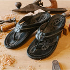 Olukai Mea Ola Men'S Leather Beach Sandals, Soft & Durable Flip Flops, Arch Support & Comfort Fit, Enhanced Grip & Traction