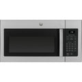 GE 30" Over-the-Range Microwave, 1.6 Cu. Ft., 1000 Watts, 300 CFM Hood Vent, LED Lighting, Auto Defrost, Easy Mount Install, Stainless Steel, JVM3160RFSS