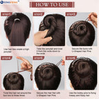 510Pcs Brown Bobby Pins Hair Pins Kit With Hair Net, Yingfeng Includes 100 Bobby Pins For Women, 100 U-Shaped Buns Hair Clips, 300 Hair Bands And 10 Brown Hair Nets, Dance Competition Must Haves