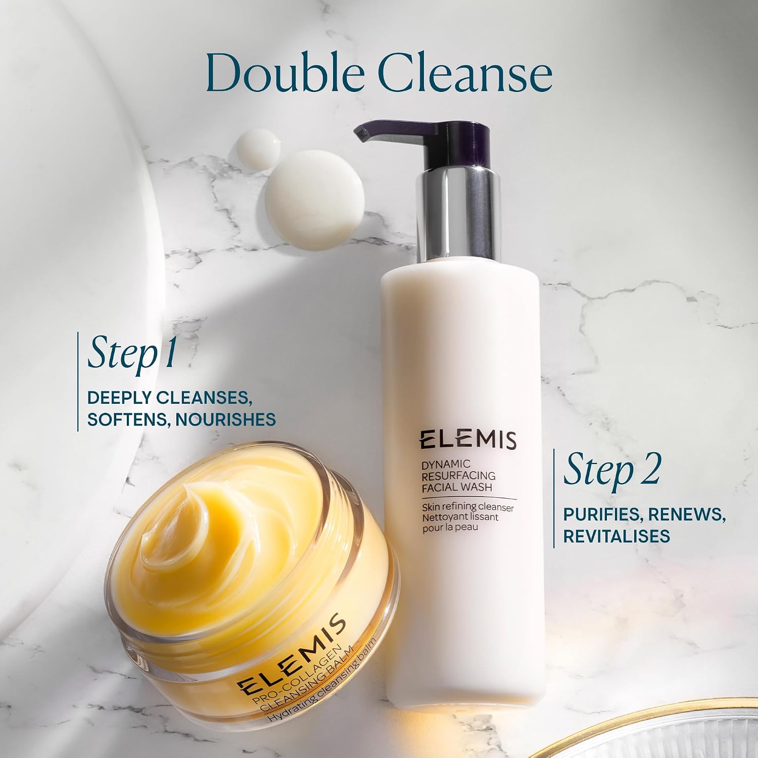 Elemis Dynamic Resurfacing Facial Wash, Anti-Aging Exfoliating Face Wash And Enzyme Gel Cleanser For All Skin Types