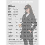 Rain Jacket Women Waterproof Long Lightweight Raincoat Hooded Windbreaker Outdoor Trench Coat S-3Xl