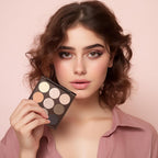 Myster Rosey Neutral Eyeshadow Palette, Nude Eyeshadow Palette, Matte Eye Shadow Makeup Palette With Mirror, Long-Lasting Wear, Vegan, Cruelty-Free - 0.5Oz (Satin Nude)