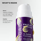 Paula'S Choice Clinical 1% Retinol Face Treatment With Peptides, Vitamin C & Licorice Extract, Anti-Aging Skin Care Serum, Fine Lines & Wrinkles, Fragrance Free