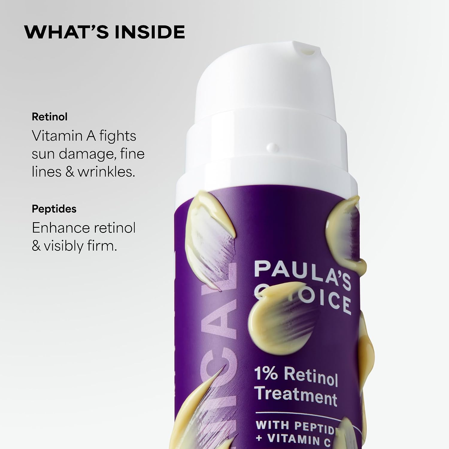 Paula'S Choice Clinical 1% Retinol Face Treatment With Peptides, Vitamin C & Licorice Extract, Anti-Aging Skin Care Serum, Fine Lines & Wrinkles, Fragrance Free