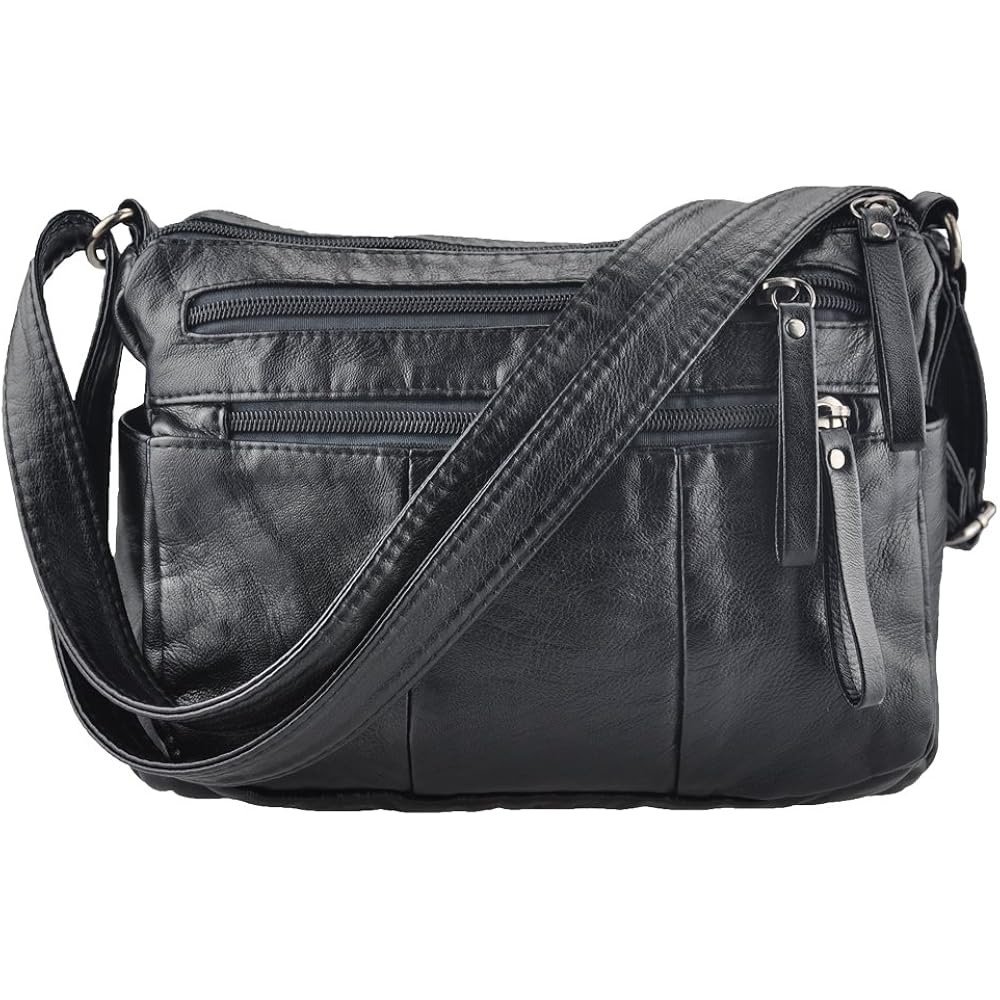 VOLGANIK ROCK Purses for Women Soft PU Leather Shoulder Bag Ladies Crossbody Purse and handbags Lightweight Pocketbook