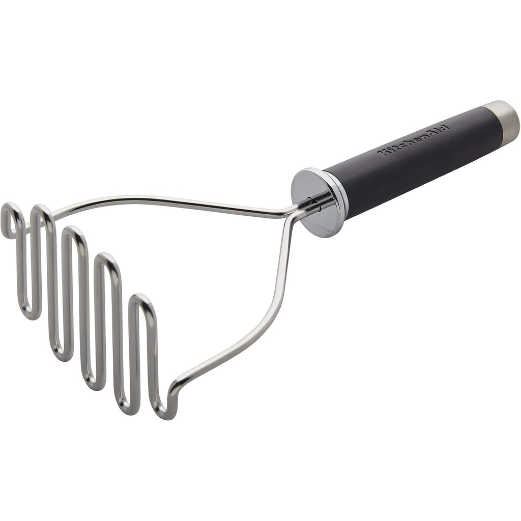 Kitchenaid Gourmet Stainless Steel Wire Masher, 10.24-Inch, Black
