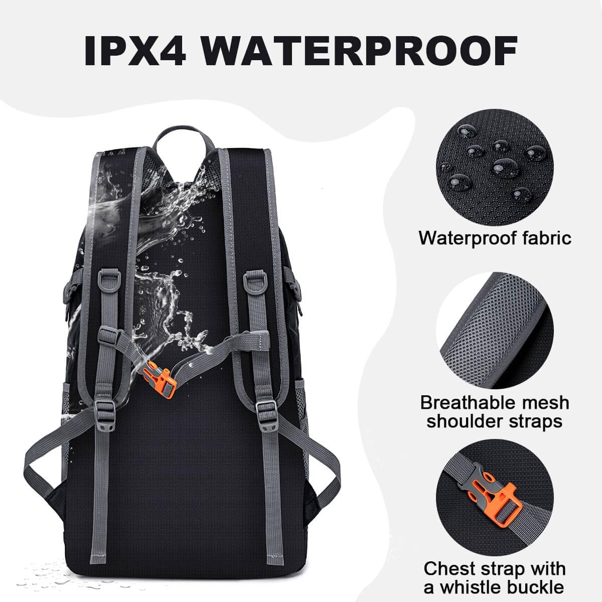 Miycoo Backpack - Ultra Lightweight Packable Backpack For Travel Camping, Hiking Back Pack Waterproof Foldable Daypack
