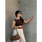 Montana West Medium Shoulder Purses For Women Crescent Hobo Bags Trendy Purses