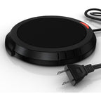 Candle Warmer Plate Safely Releases Scents Without a Flame- Used as Candle Jar Warmer, Candle Melter, Coffee Warmer, Mug Warmer, Cup Warmer in Your Home & Office (Black)