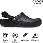 Crocs Unisex-Adult Classic Work Clogs | Enclosed Toe | Slip Resistant | All Day Comfort