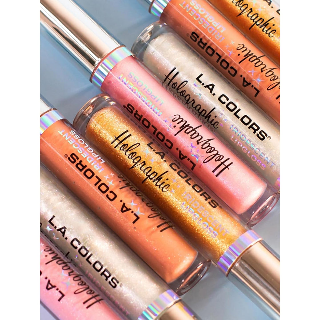 L.A. COLORS Holographic Iridescent Lipgloss, Diamond Lite CLG423