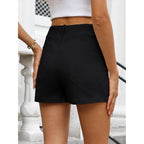 Shorts for Women Dressy Stretchy Comfort Business Casual Work 2026 Summer Cute Wrinkle-Free Shorts with Flat Pockets
